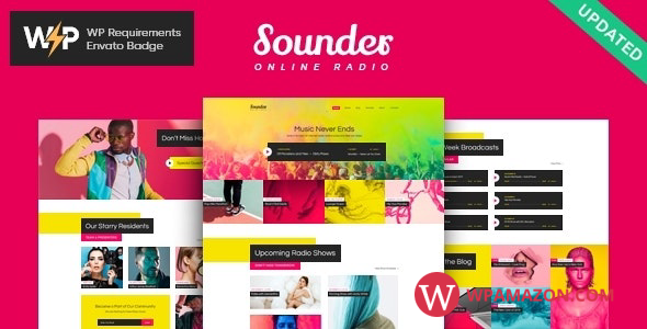 Sounder v1.3.2 – Online Radio WordPress Theme