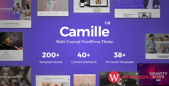 Camille v1.2.0 – Multi-Concept WordPress Theme