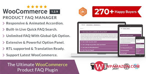 WooCommerce Product FAQ Manager v1.2.9