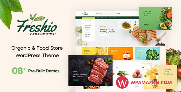 Freshio v2.1.6 – Organic & Food Store WordPress Theme