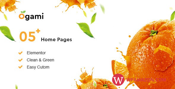 Ogami v1.34 – Organic Store & Bakery WordPress Theme