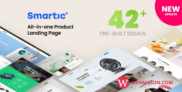Smartic v1.9.5 – Product Landing Page WooCommerce Theme