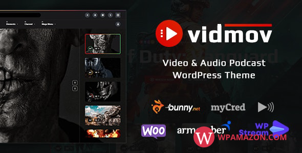 VidMov v1.7.0 – Video WordPress Theme