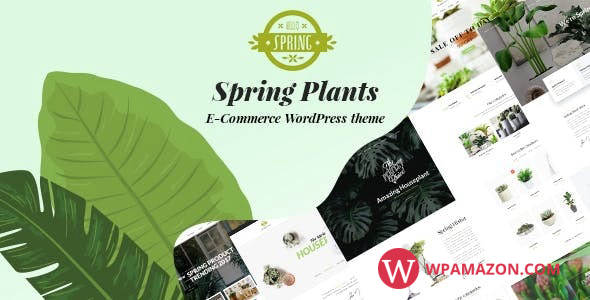 Spring Plants v3.0 – Gardening & Houseplants WordPress Theme