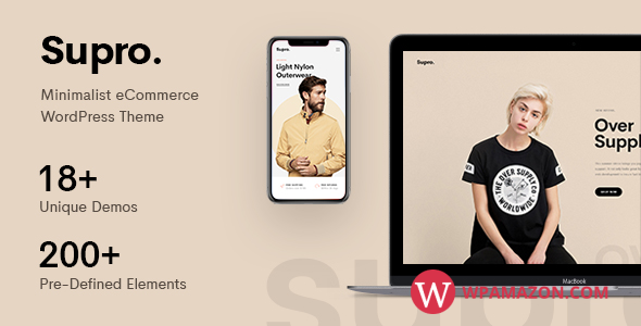 Supro v1.6.9 – Minimalist AJAX WooCommerce WordPress Theme
