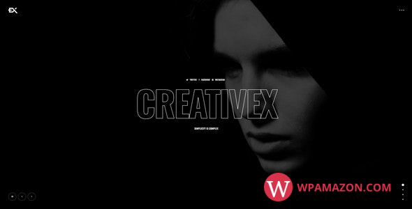 Creativex v1.0 – A Bold Portfolio WordPress Theme