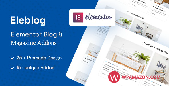 Eleblog v2.0.1 – Elementor Magazine and Blog Addons