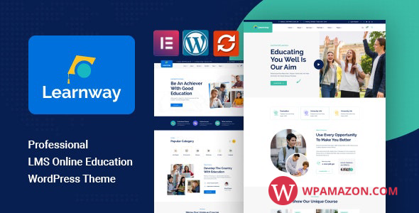 Learnway v1.0.0 – Professional LMS Online Education Course WordPress Theme