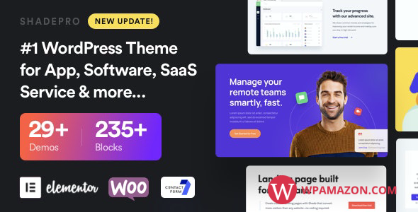 ShadePro v3.4.5 – Startup & SaaS WordPress Theme