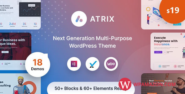 Atrix v1.0.0 – Creative Multipurpose WordPress Theme