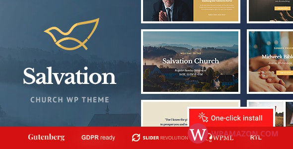 Salvation v1.1.5 – Church & Religion WP Theme