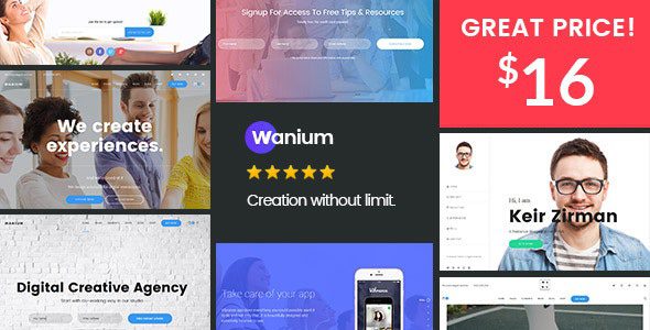 Wanium v1.7.9 – A Elegant Multi-Concept Theme