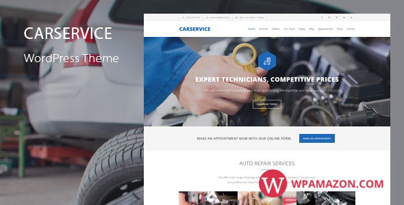 Car Service v6.8 – Mechanic Auto Shop WordPress Theme