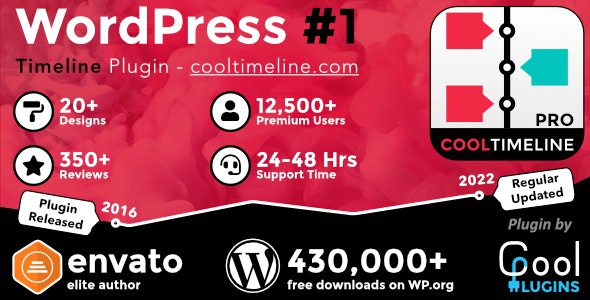 Cool Timeline Pro v4.2.1 – WordPress Timeline Plugin