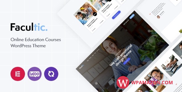 Facultic v1.0 – Online Education Courses WordPress Theme