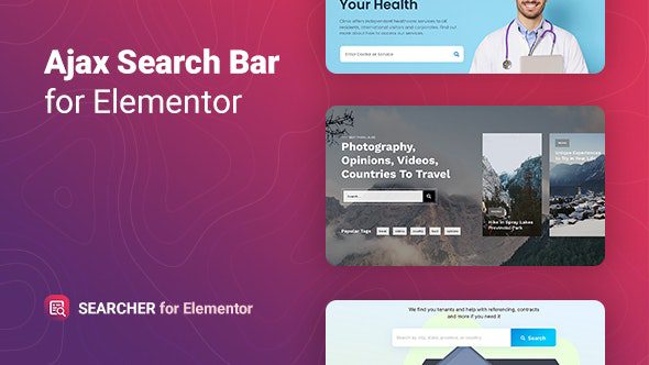 Searcher v1.0.0 – Ajax Search for Elementor