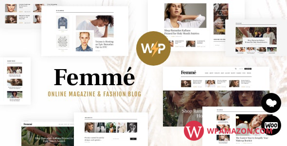 Femme v1.3.4 – An Online Magazine & Fashion Blog WordPress Theme
