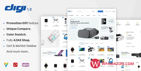 Digi v1.7.6 – Electronics Store WooCommerce Theme