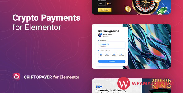 Criptopayer v1.0.0 – Crypto Payment Button for Elementor