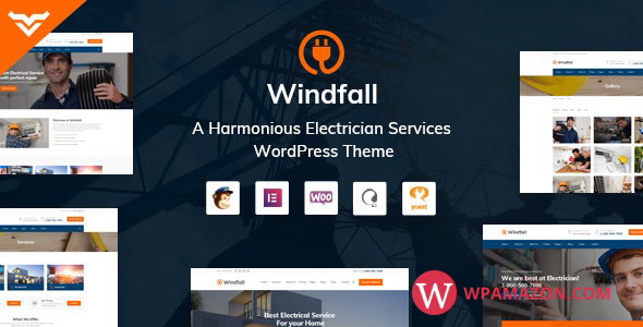 Windfall v1.4.2 – Electrician Services WordPress Theme