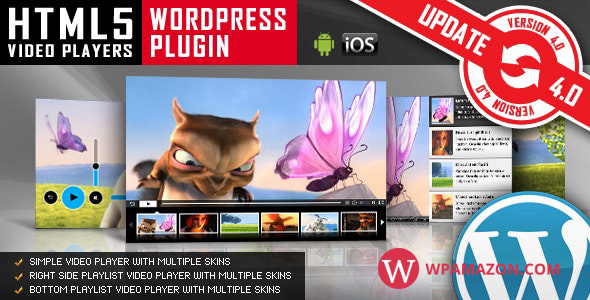 HTML5 Video Player v5.3.4 – WordPress Plugin
