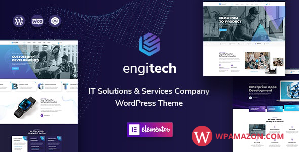 Engitech v1.4.3 – IT Solutions & Services WordPress Theme