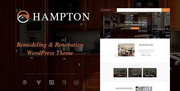 Hampton v1.1.9 – Home Design and House Renovation WordPress Theme