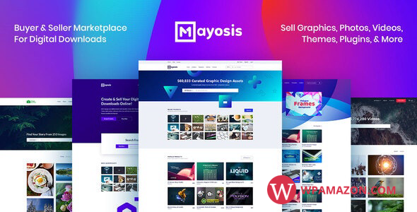 Mayosis v3.7.5 – Digital Marketplace WordPress Theme