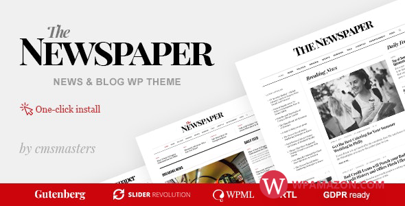 The Newspaper v1.1.4 – News Magazine Editorial WordPress Theme