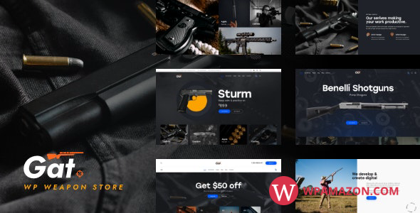 Gat v1.0 – Gun & Weapon Store WordPress Theme
