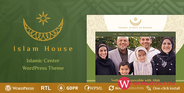 Islam House v1.0.7 – Mosque and Religion WordPress Theme
