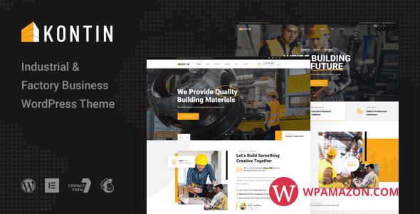 Kontin v1.0.1 – Industrial & Factory WordPress Theme