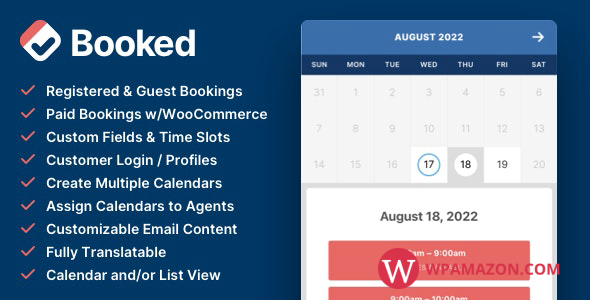Booked v2.4 – Appointment Booking for WordPress