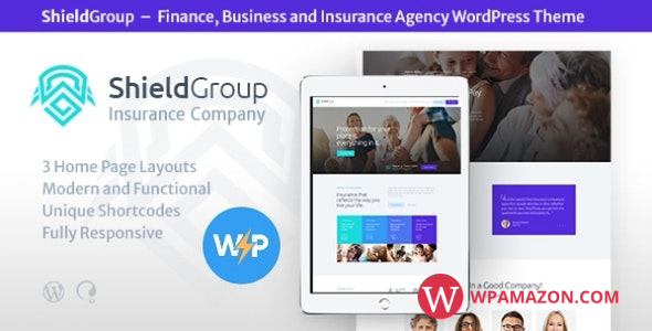 ShieldGroup v1.1.6 – An Insurance & Finance WordPress Theme