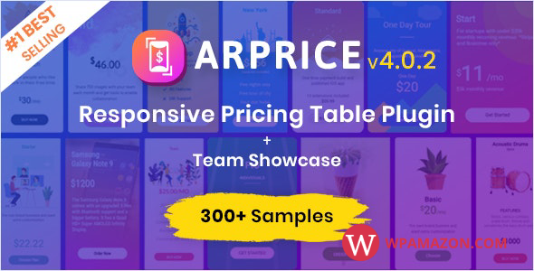 ARPrice v4.0.2 – Ultimate Compare Pricing table plugin