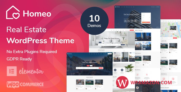 Homeo v1.2.30 – Real Estate WordPress Theme