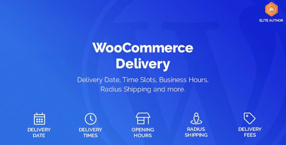 WooCommerce Delivery v1.2.1 – Delivery Date & Time Slots