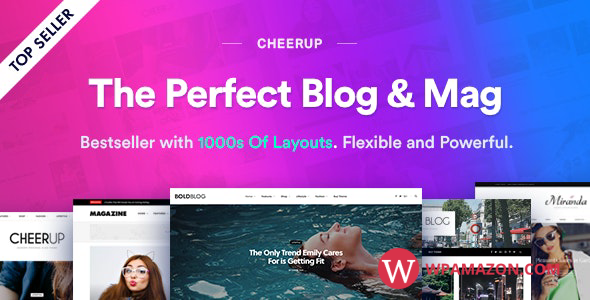 CheerUp v7.8.0 – Blog / Magazine – WordPress Blog Theme