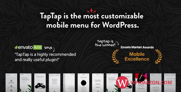 TapTap v5.5 – A Super Customizable WordPress Mobile Menu