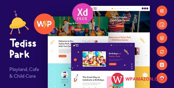 Tediss v1.0.8 – Play Area & Child Care Center WordPress Theme