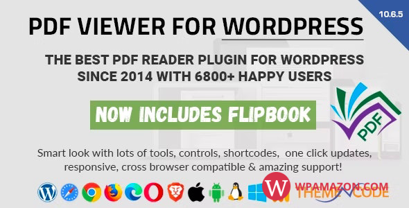 PDF viewer for WordPress v10.6.3