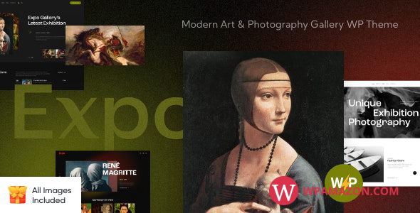 Expo v1.0 – Modern Art & Photography Gallery WordPress Theme