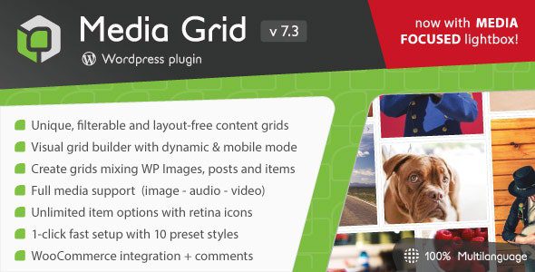 Media Grid v7.3.0 – WordPress Responsive Portfolio