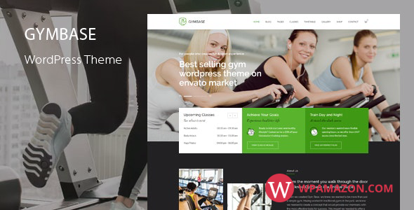 GymBase v14.5 – Responsive Gym Fitness WordPress Theme