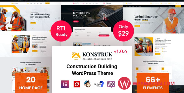 Konstruk v1.0.6 – Construction WordPress Theme