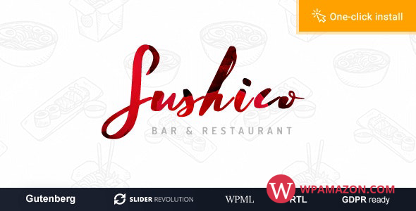 Sushico v1.0.9 – Sushi and Asian Food Restaurant WordPress Theme