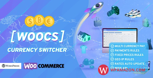 WOOCS v2.3.8 – WooCommerce Currency Switcher. Professional multi currency plugin