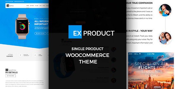ExProduct v1.7.5 – Single Product theme