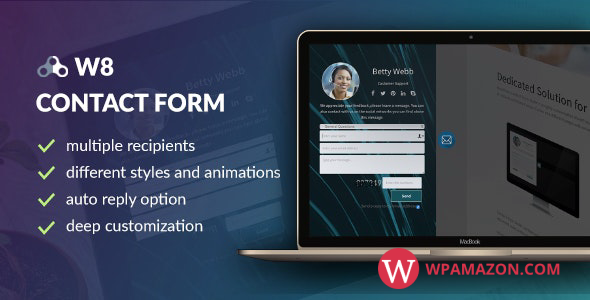W8 Contact Form v1.5.9 – WordPress Contact Form Plugin