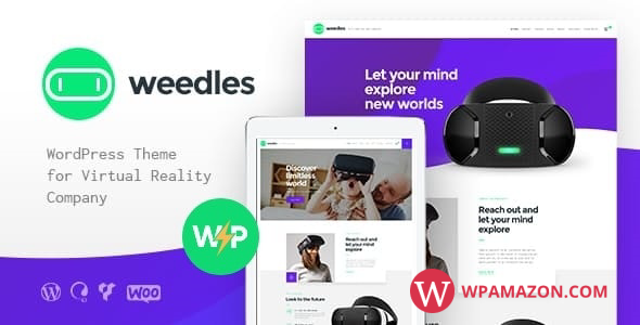Weedles v1.1.7 – Virtual Reality Landing Page & Store WordPress Theme